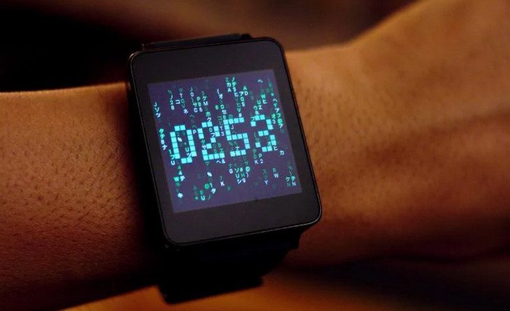 matrix watch face