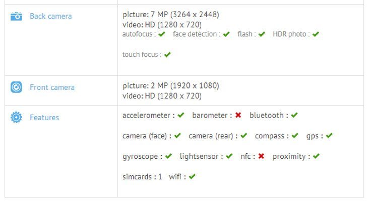 moto g2 specs