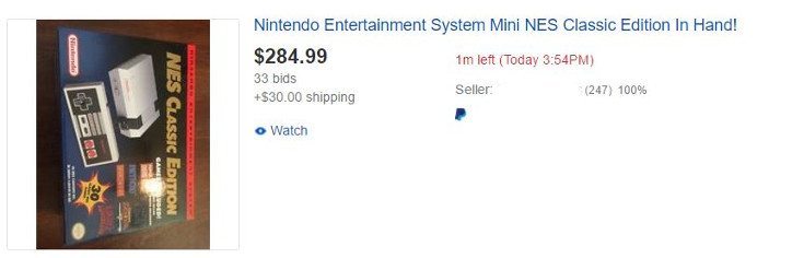 nes classic edition price