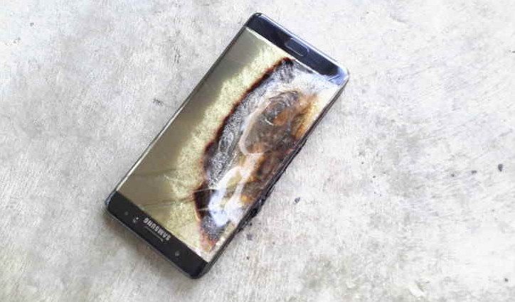 note 7 fire explosion