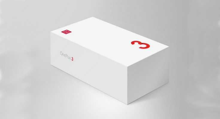 onePlus 3 box