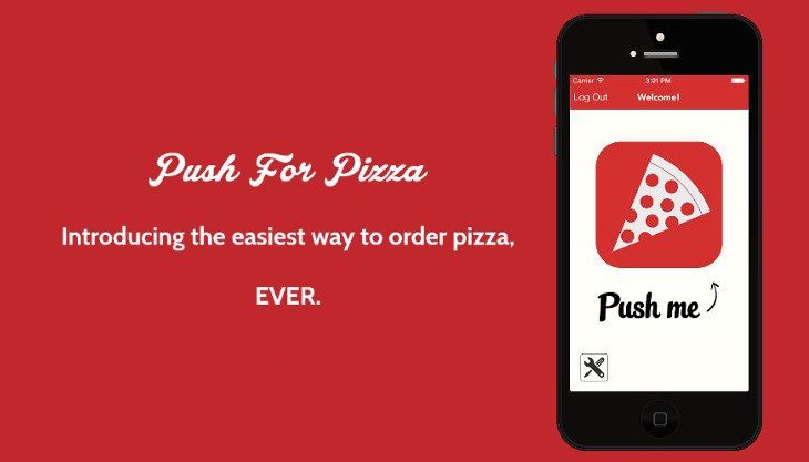 push for pizza app