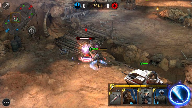 star wars force arena game