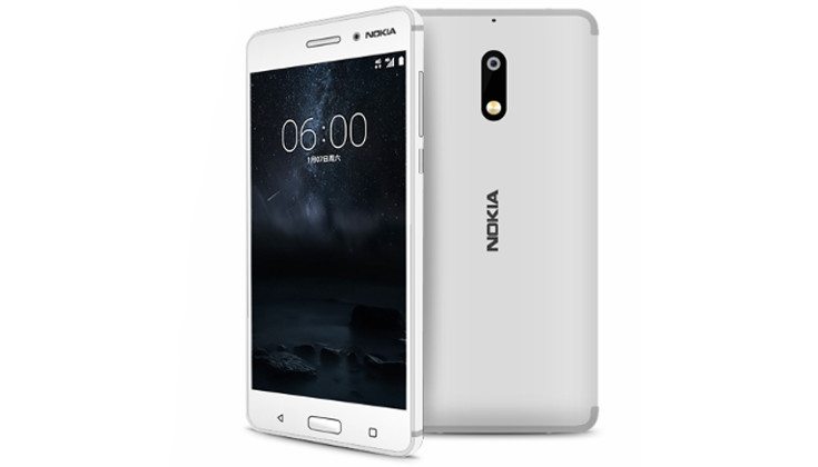 white nokia 6