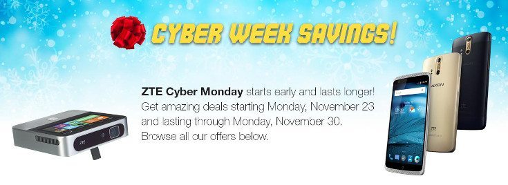 ZTE Cyber Week Sale